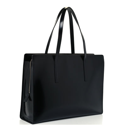 Prada Spazzolato Large Re-Edition 1995 Double Handle Handbag Black 3 of 12
