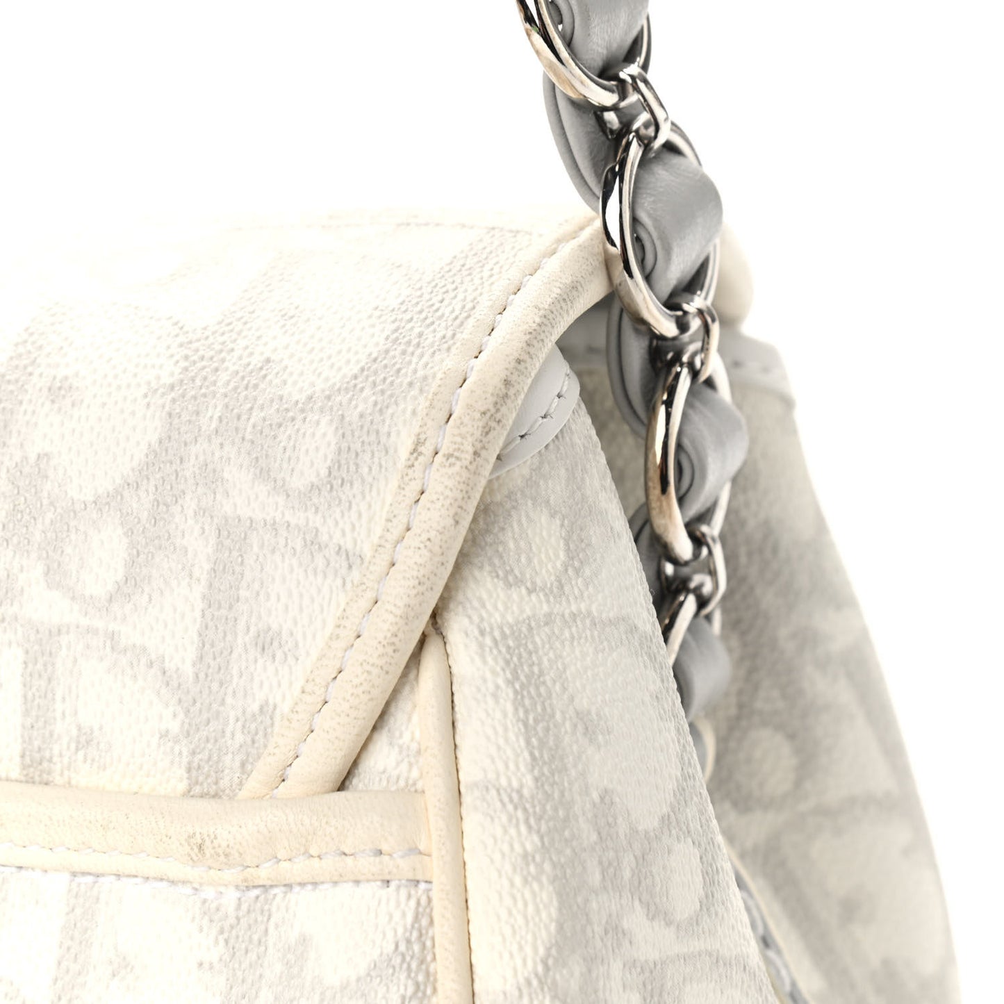 Monogram Romantique Trotter Flap Bag Grey
