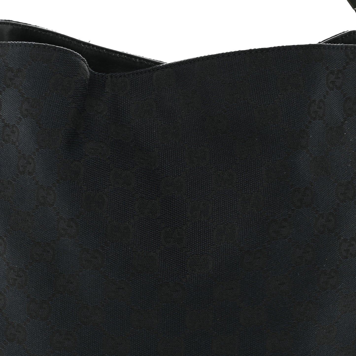 Monogram Bamboo Top Handle Bag Black