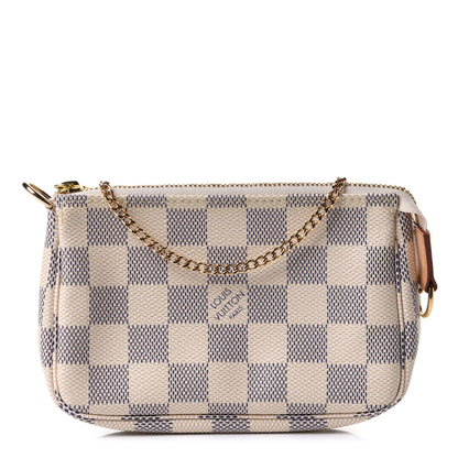 Louis Vuitton Damier Azur Mini Pochette Accessories 1 of 8
