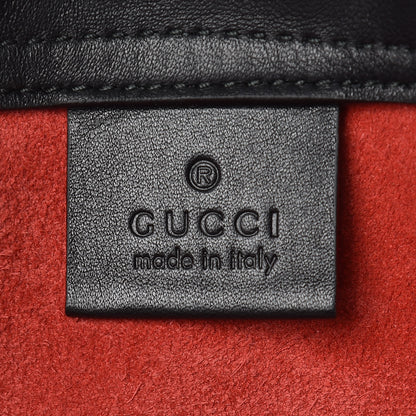 Gucci Calfskin Coco Capitan Logo Drawstring Backpack Hibiscus Red 8 of 10