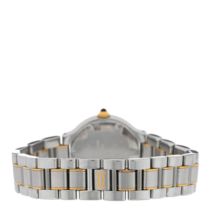 Cartier Stainless Steel 18K Yellow Gold 28mm Must de 21 Quartz Watch 3 of 4