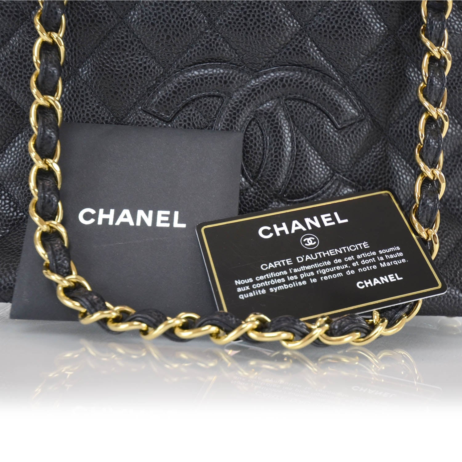 Chanel Caviar Quilted Petit Timeless Tote PTT Black 11 of 11