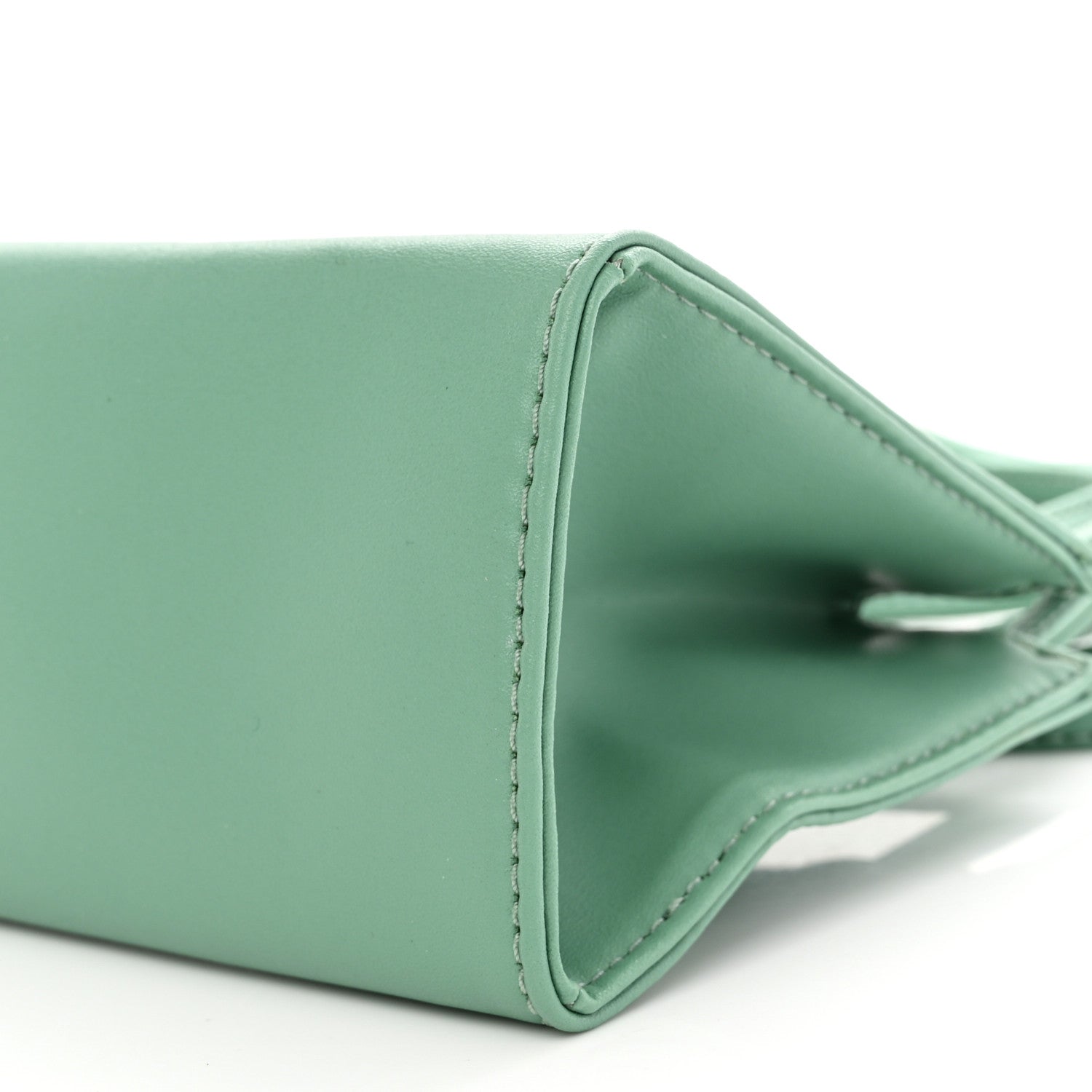 Telfar Vegan Leather Small Shopping Bag Sage 9 of 9