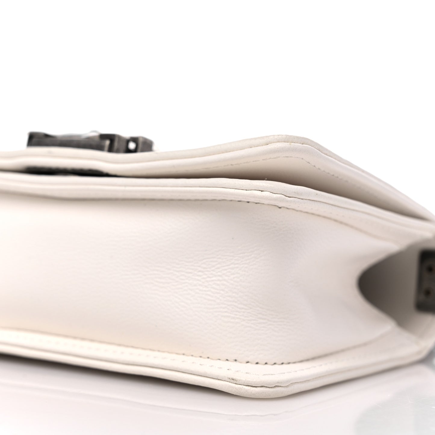 Lambskin Calfskin Tweed Success Story Set of 4 Minis Bags White