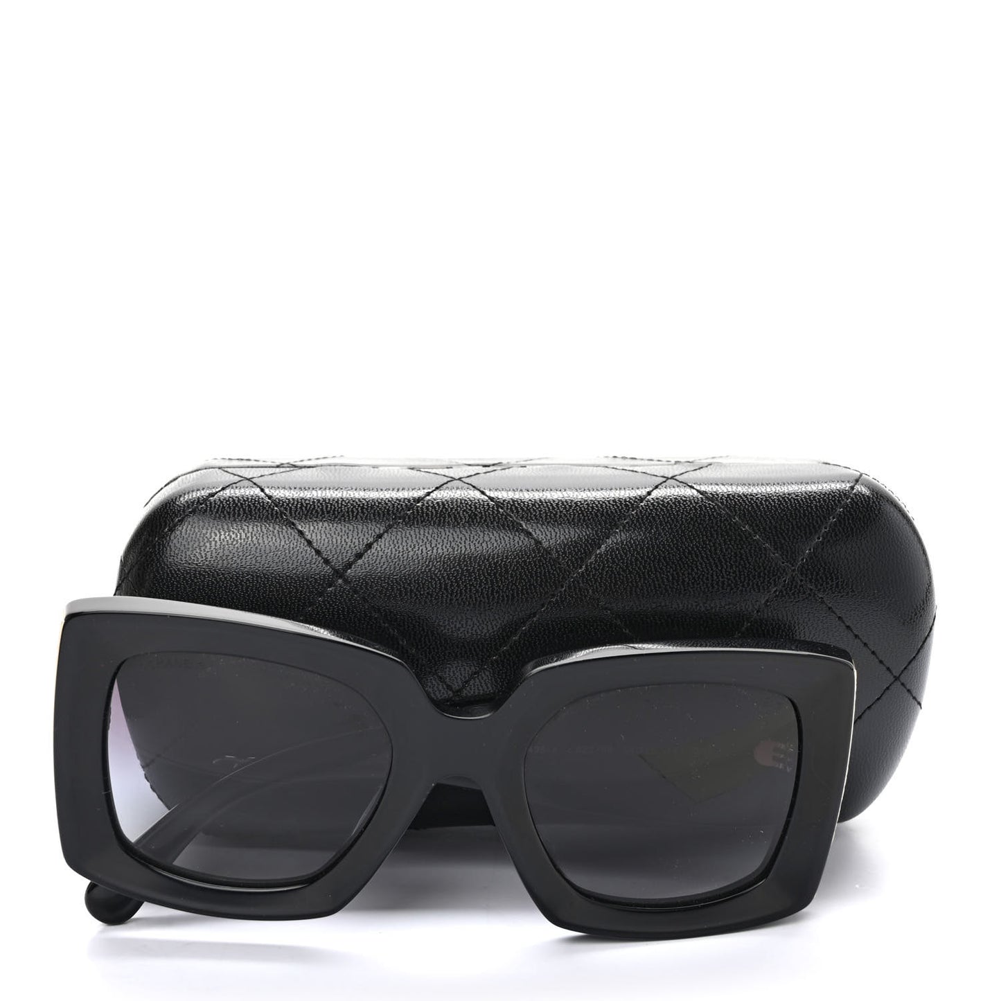 Acetate Rectangle Sunglasses 5435 Black