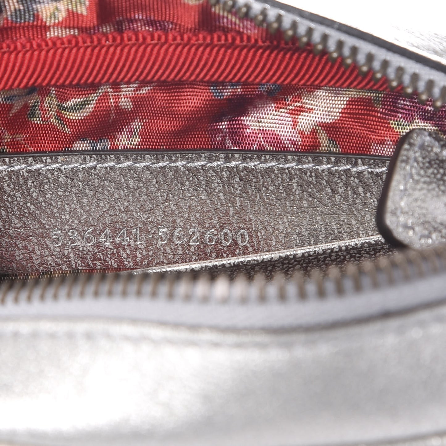 Laminated Nappa Web Trapuntata Mini GG Shoulder Bag Argento