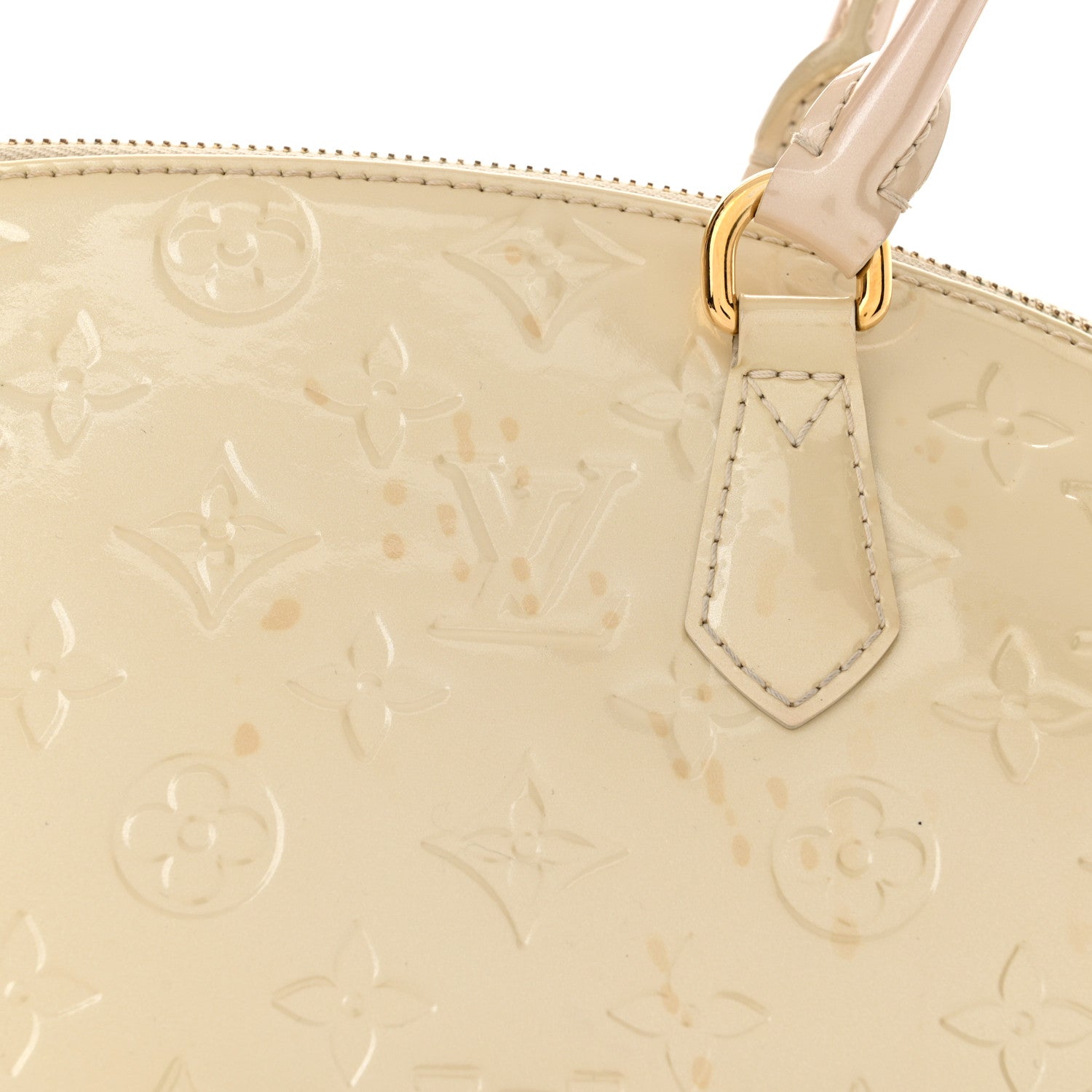 Louis Vuitton Vernis Sherwood PM Blanc Corail 16 of 17
