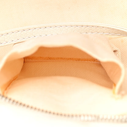 Chanel Caviar Quilted CC Timeless Bowler White 14 of 23