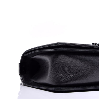 Chanel Caviar Quilted Medium Boy Flap So Black 8 of 10