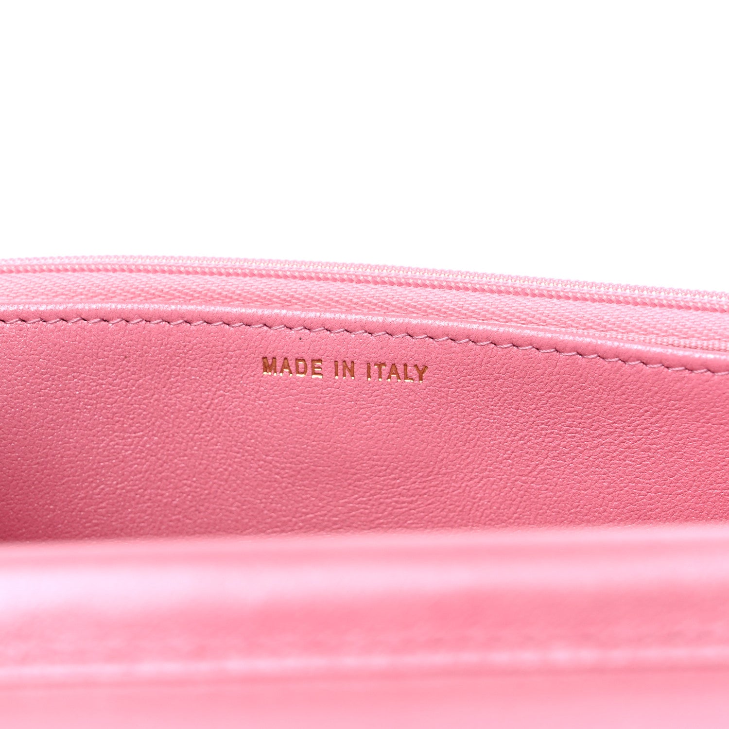 Chanel Iridescent Caviar Quilted Wallet on Chain WOC Rose Pink 7 of 11