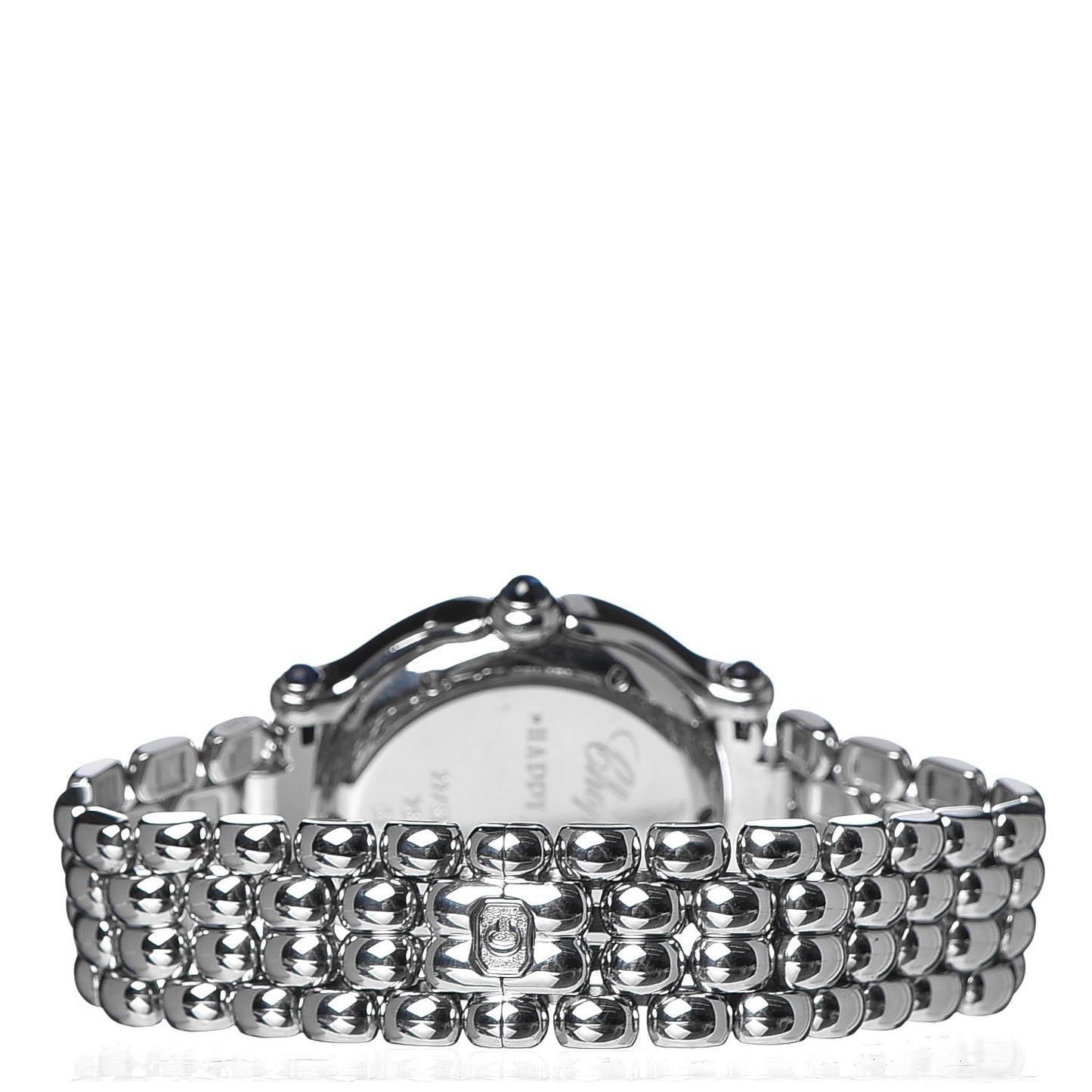 Stainless Steel 7 Diamond 32mm Happy Sport Quartz Watch