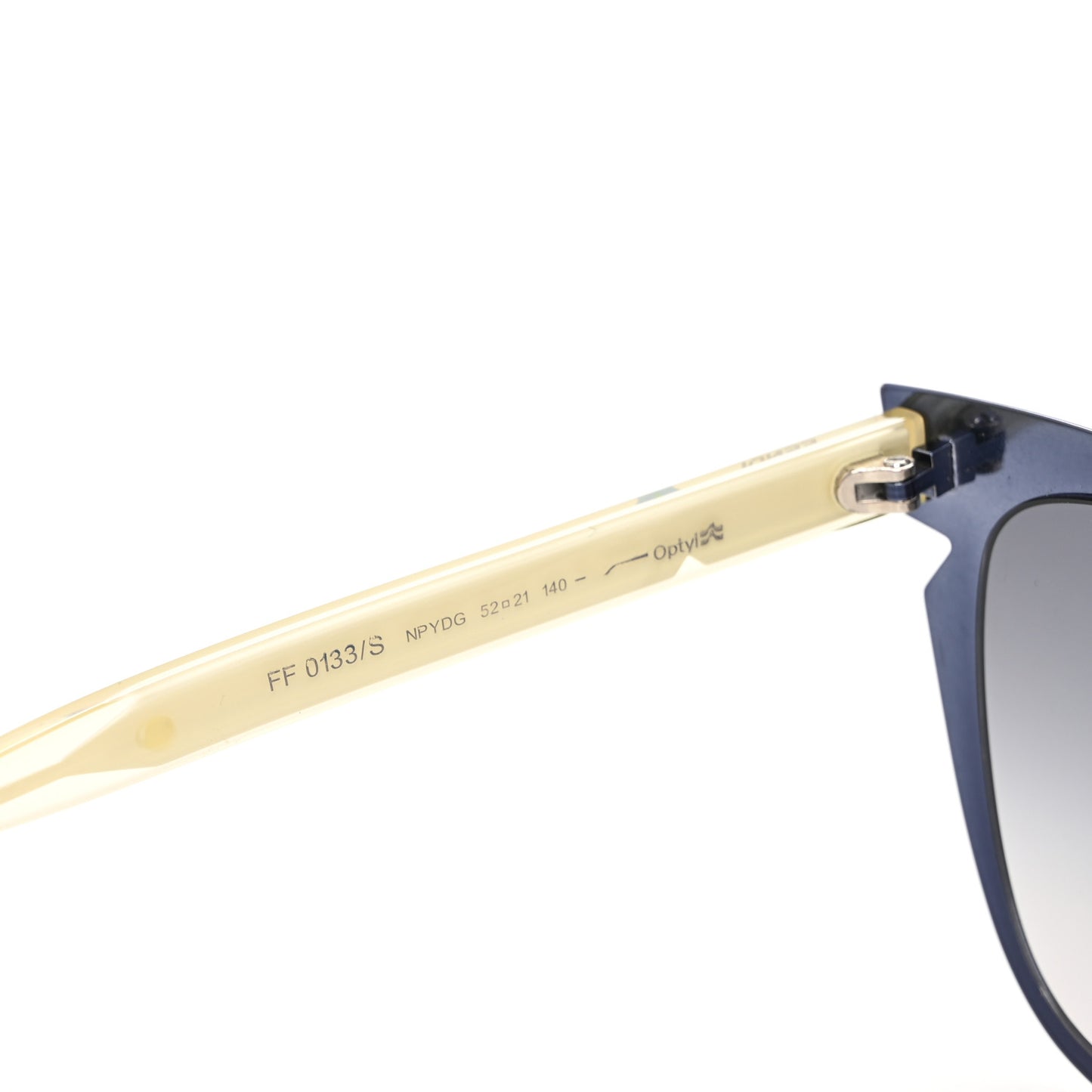 Cat Eye Lines Sunglasses FF 0133/S Blue