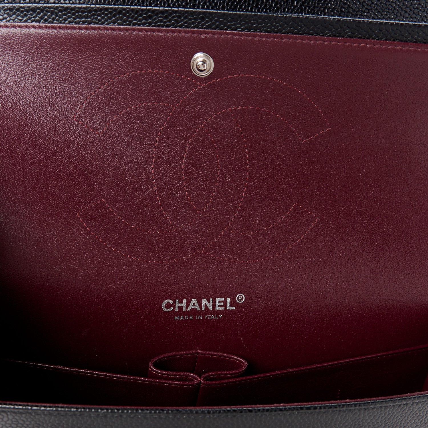 Chanel Caviar Quilted Jumbo Double Flap Black 6 of 12
