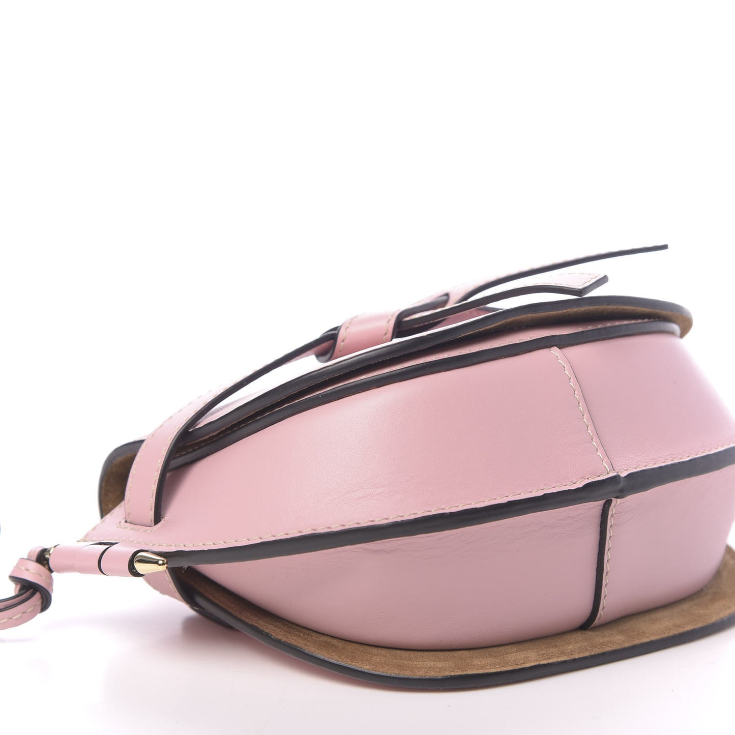 Calfskin Mini Gate Belt Bag Pastel Pink