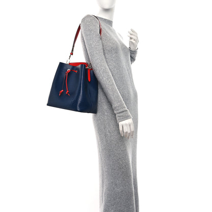 Louis Vuitton Epi Neonoe Indigo Coquelicot 2 of 14