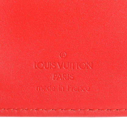 Louis Vuitton Vernis French Purse Wallet Orange Sunset 6 of 8