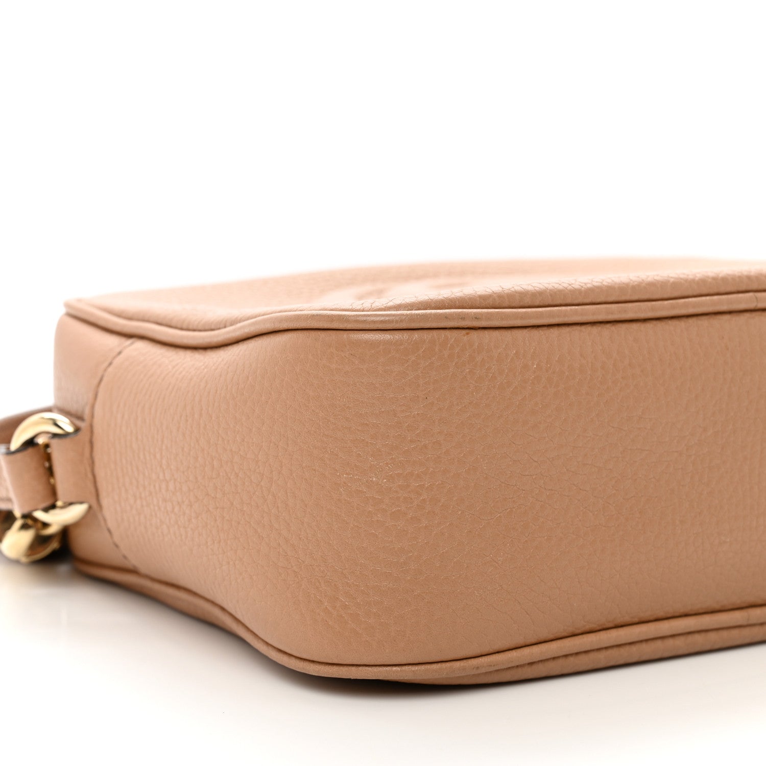 Gucci Pebbled Calfskin Small Soho Disco Bag Camelia 9 of 11
