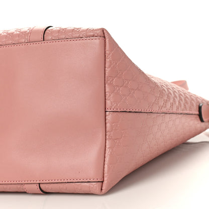 Gucci Soft Microguccissima Large Dome Satchel Soft Pink 9 of 10