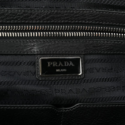 Prada Vitello City Briefcase Black 6 of 10