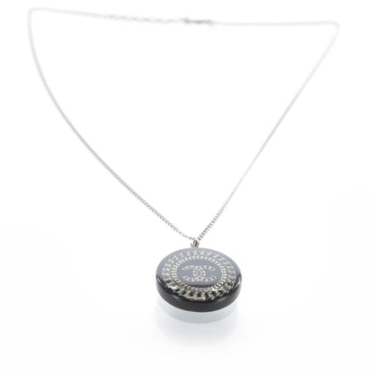 Chanel Resin Chain CC Necklace Black 2 of 5