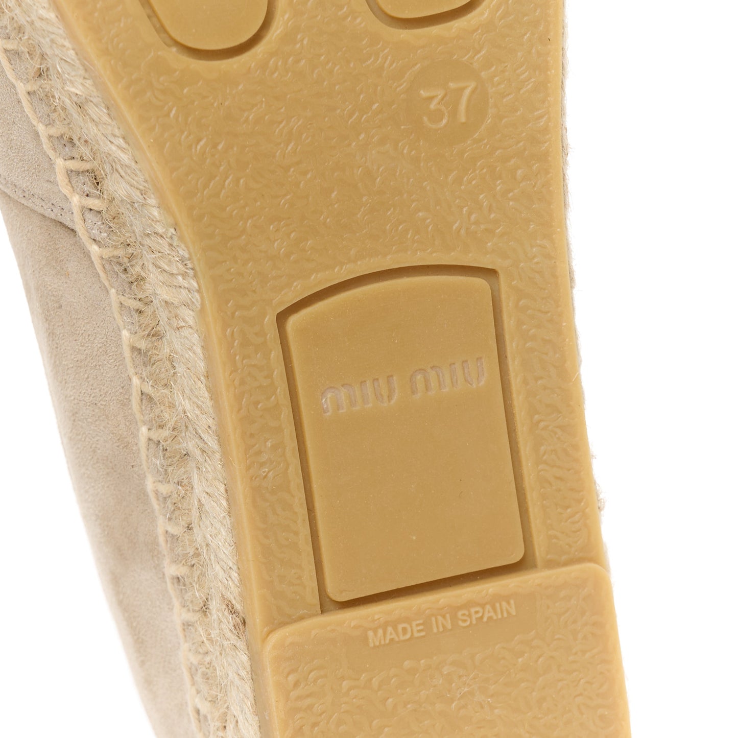 Camoscio Crystal Espadrilles 37 Corda