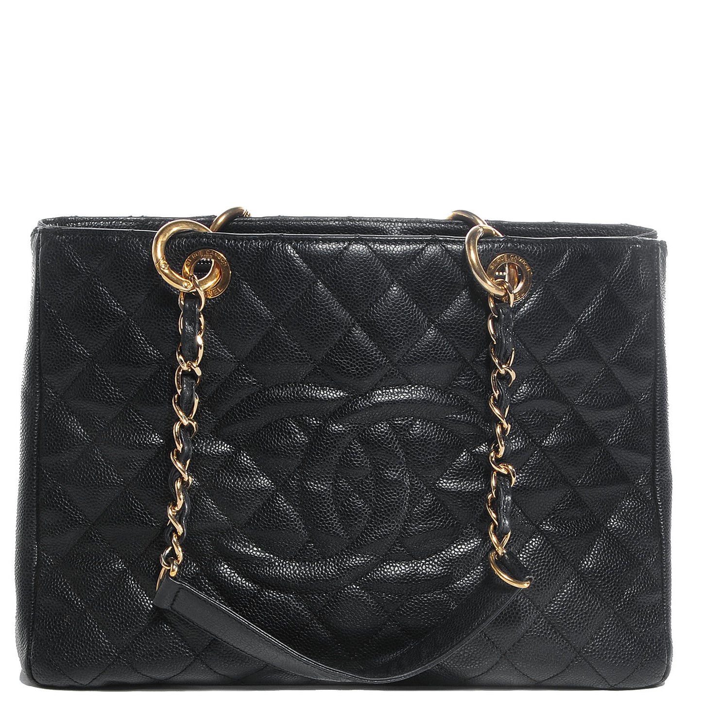 Caviar Grand Shopping Tote GST Black