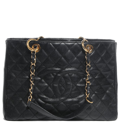 Chanel Caviar Grand Shopping Tote GST Black 1 of 7