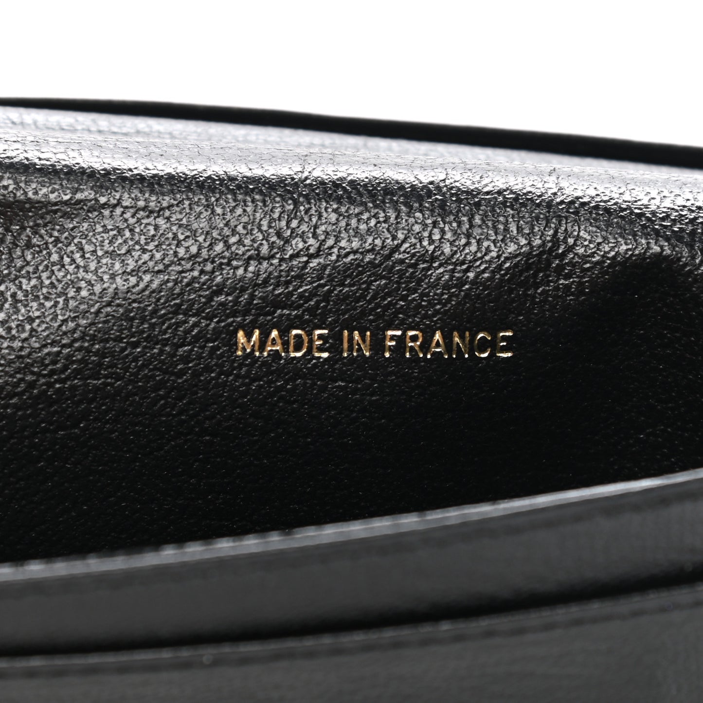 Goatskin Yen Wallet Black