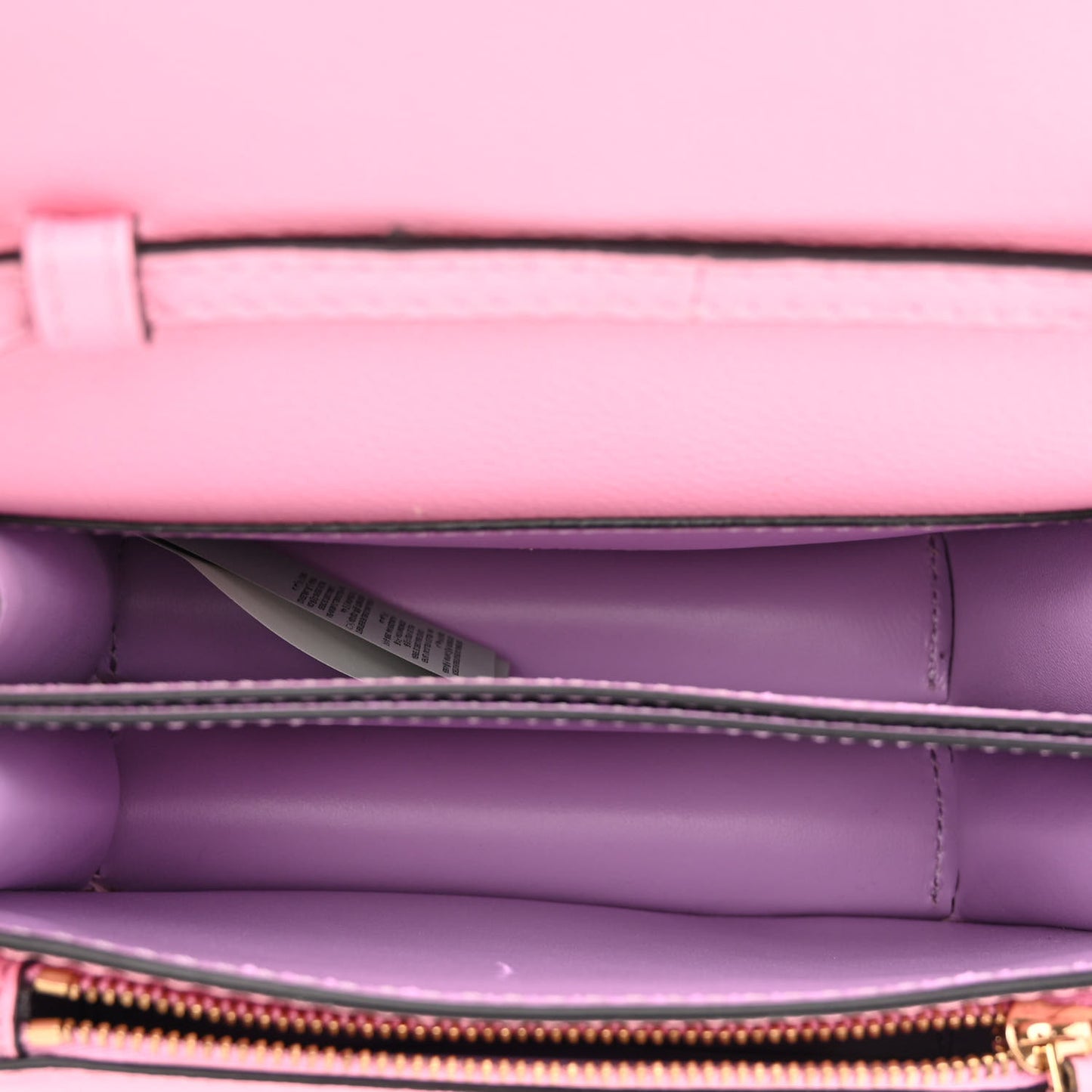 Grained Calfskin La Medusa Shoulder Bag Pink