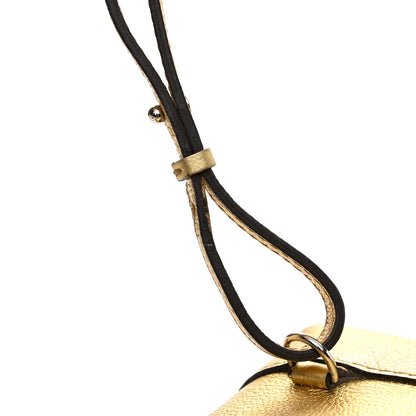 Louis Vuitton Metallic Calfskin Lockme Mini Backpack Gold 15 of 17