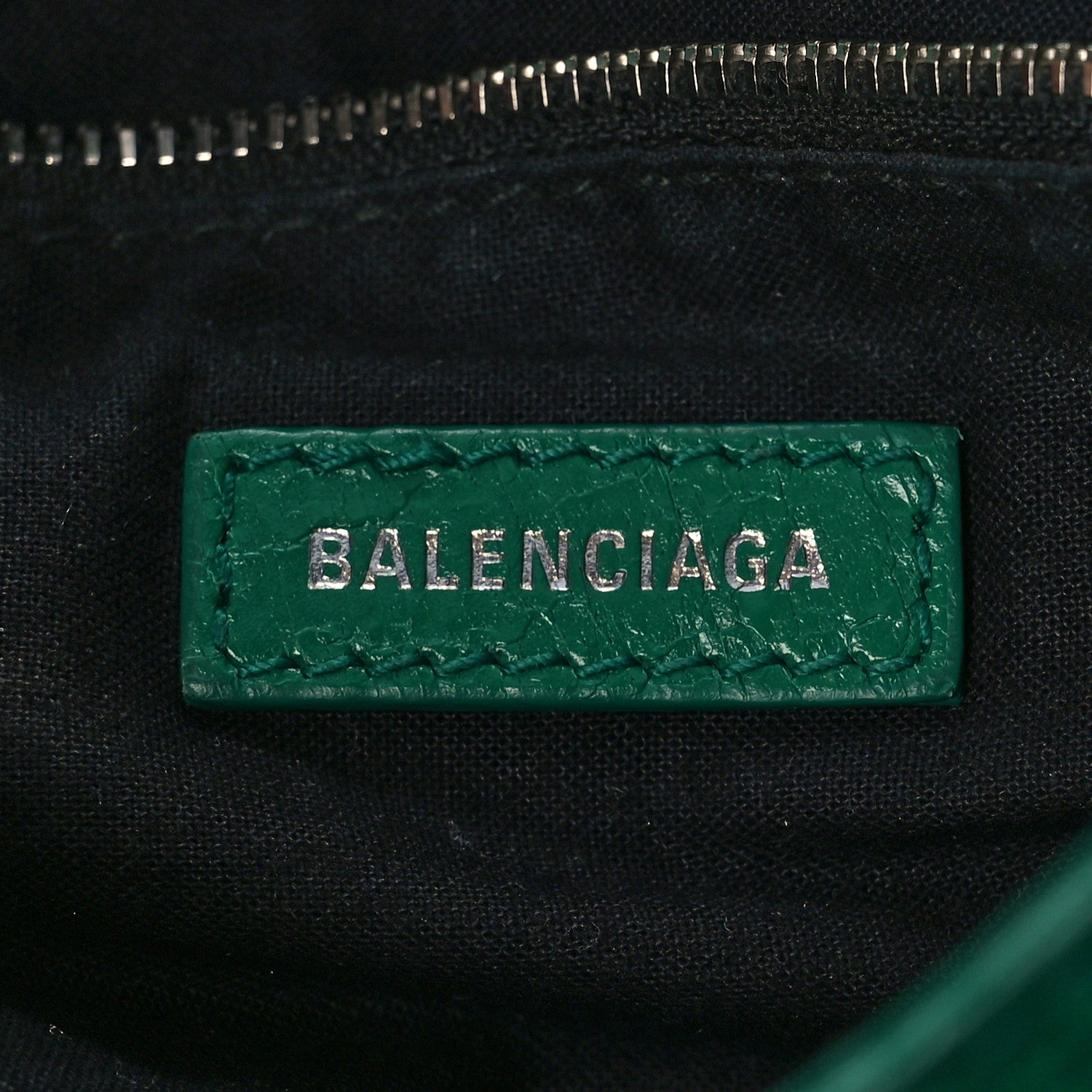 Balenciaga Agneau Classic Silver Hardware S City Magic Green 6 of 19