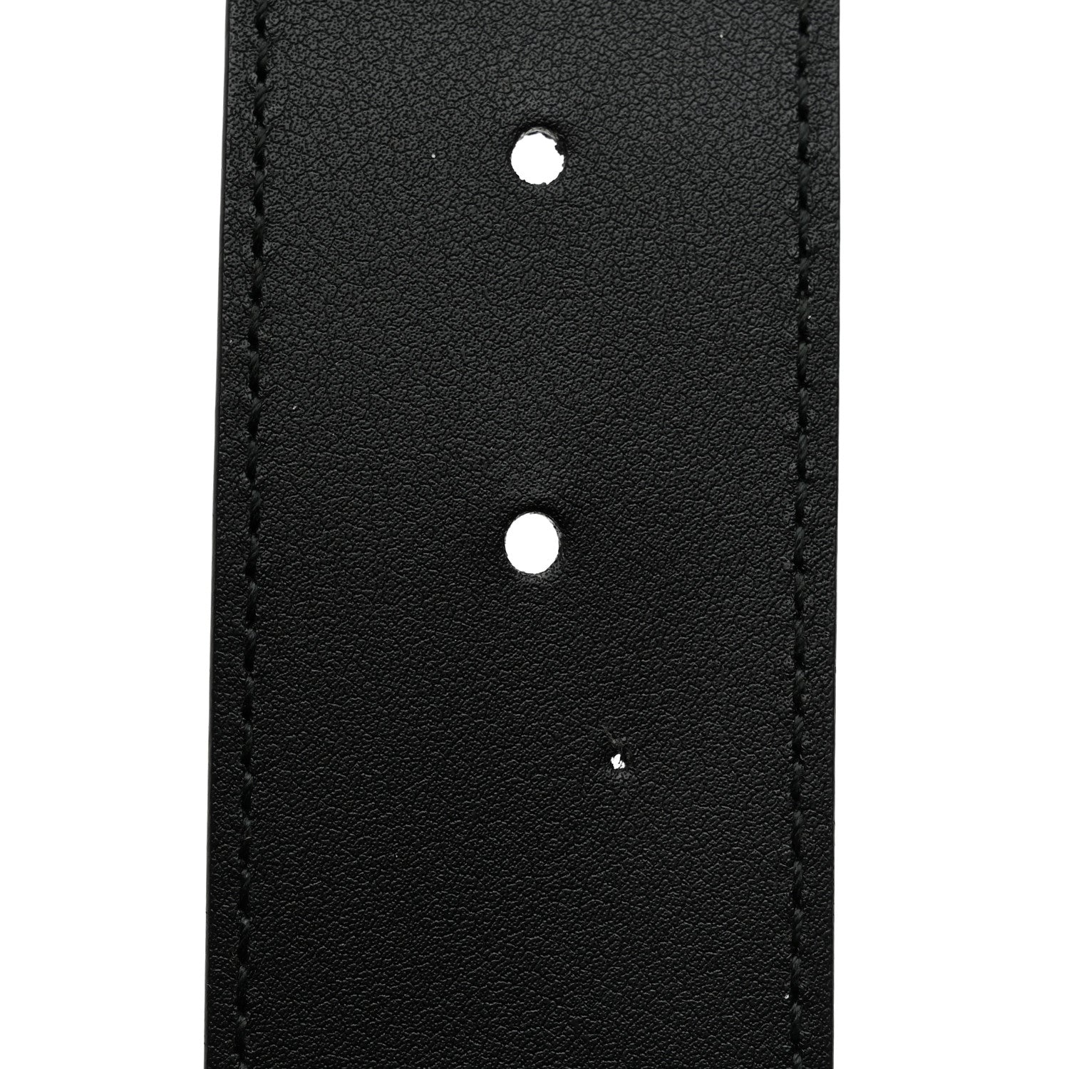 Gucci Moon Calfskin Pearl Double G 40mm Belt 75 30 Black Cream 6 of 6