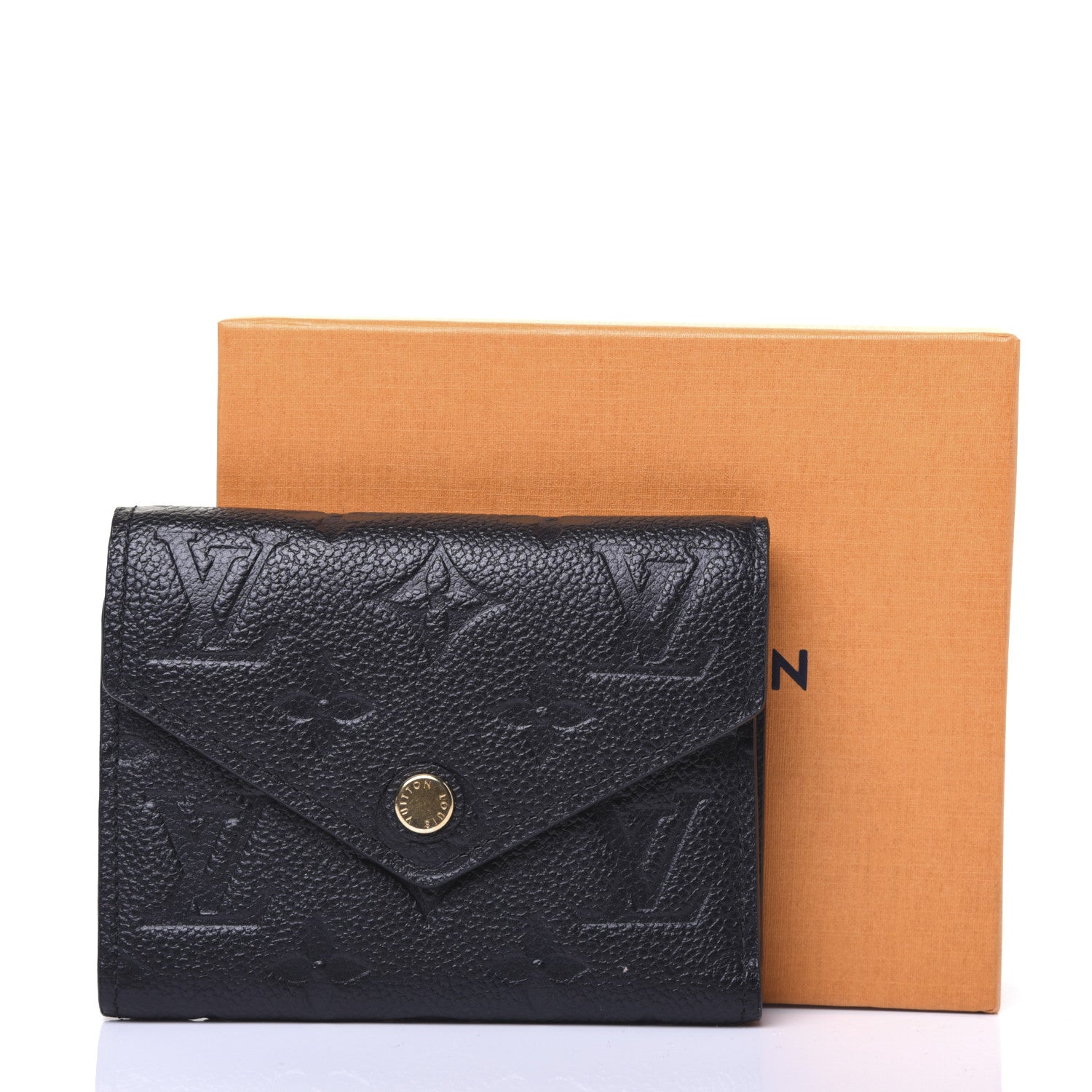 Louis Vuitton Empreinte Victorine Wallet Black 7 of 7