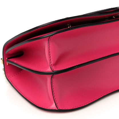 Prada City Calfskin Sidonie Small Chain Crossbody Bag Magenta 7 of 10