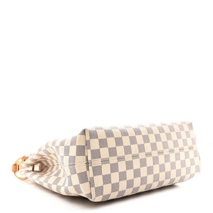 Louis Vuitton Damier Azur Graceful PM Rose Ballerine 4 of 11