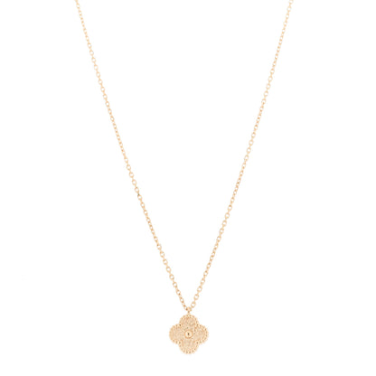 Van Cleef & Arpels 18K Rose Gold Sweet Alhambra Pendant Necklace 1 of 7