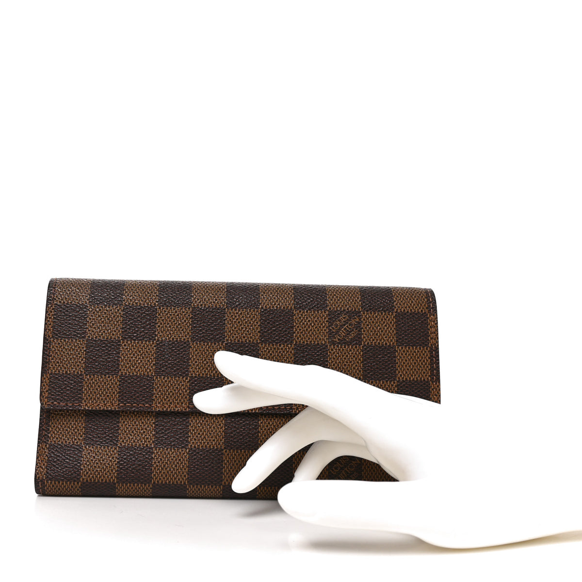 Louis Vuitton Damier Ebene Sarah Wallet 2 of 6