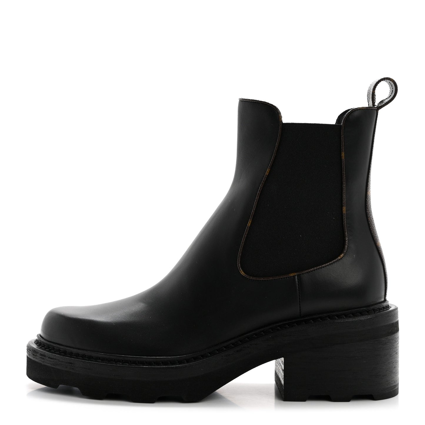 Calfskin Monogram Beaubourg Ankle Boots 39 Black