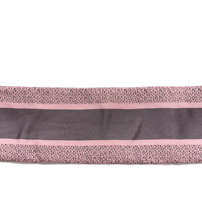 Christian Dior Silk Toile De Jouy Mitzah Scarf Pink Grey 4 of 4