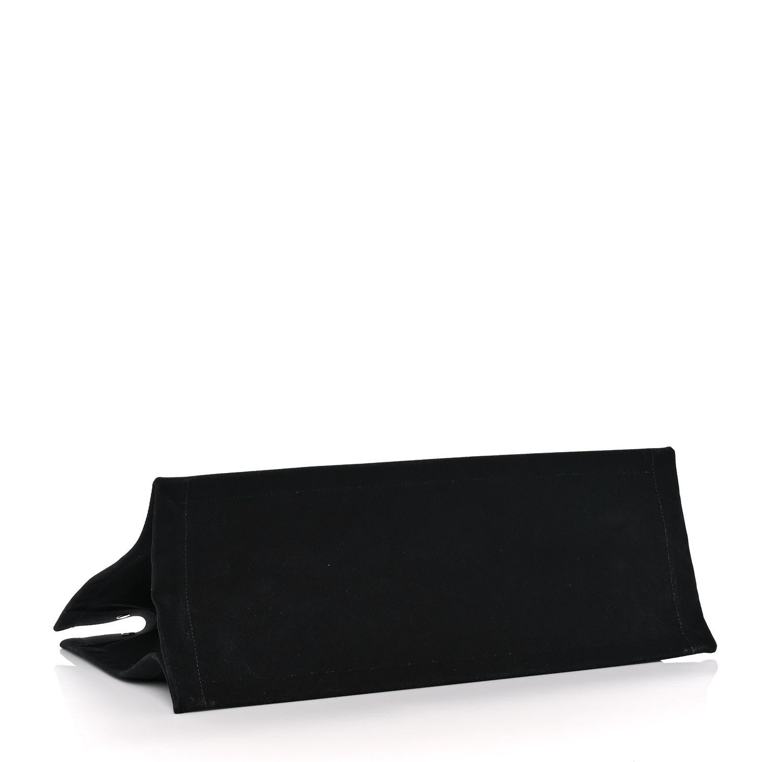 Saint Laurent Linen Calfskin Rive Gauche Tote Black 4 of 11