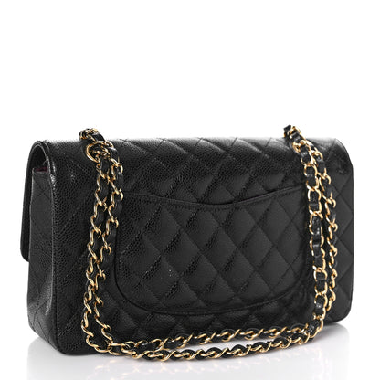 Chanel Caviar Quilted Medium Double Flap Black 3 of 10