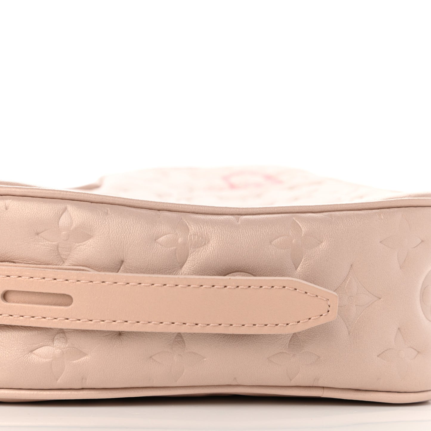 Lambskin Embossed Monogram Fall In Love Sac Coeur Light Pink