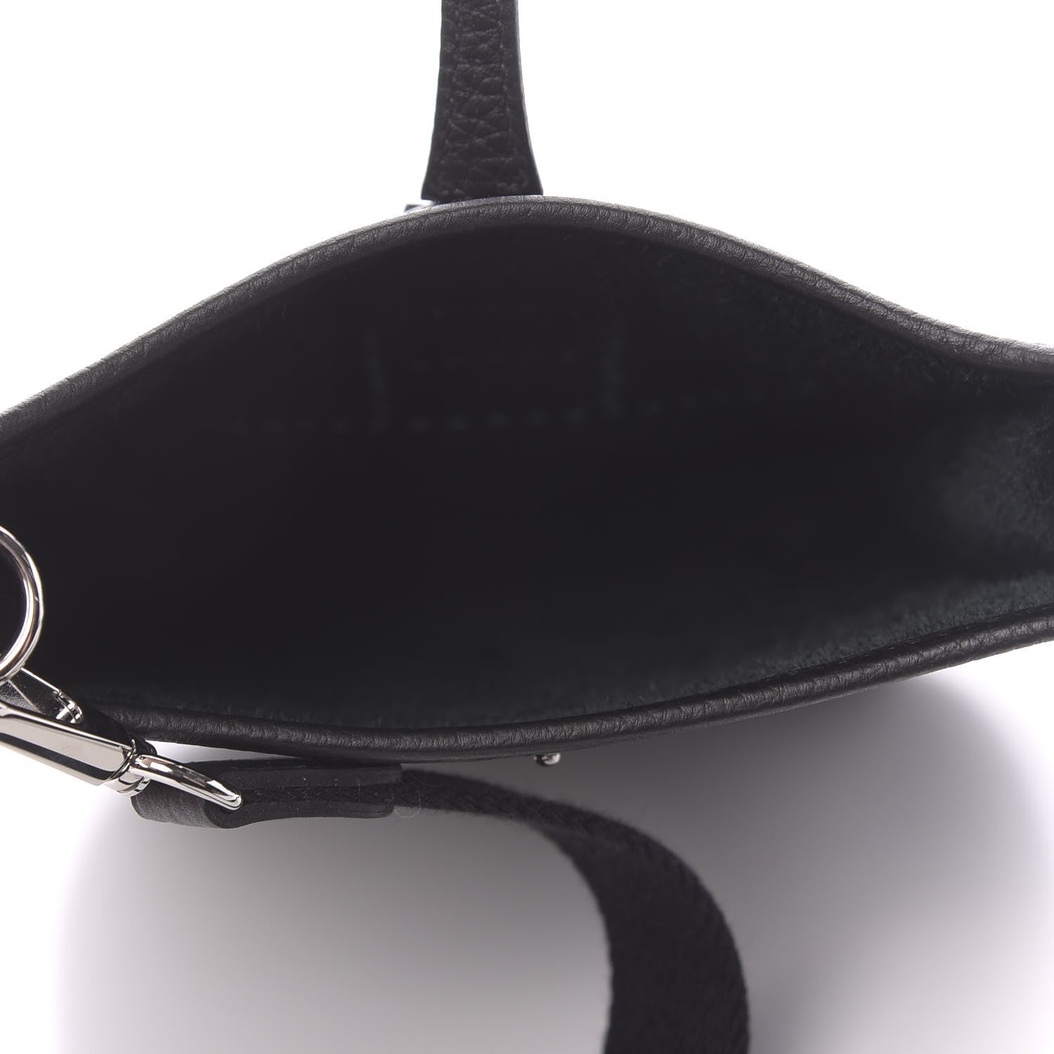 Hermes Taurillon Clemence Evelyne TPM Black 5 of 11