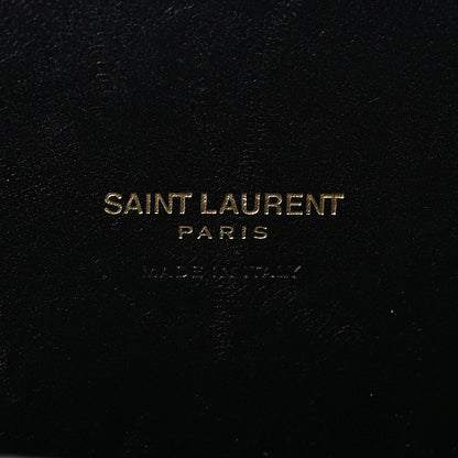 Saint Laurent Calfskin Crocodile Embossed Baby Sac De Jour Black 7 of 10