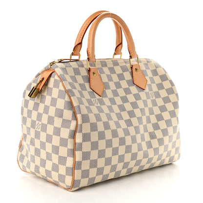 Louis Vuitton Damier Azur Speedy 30 3 of 9