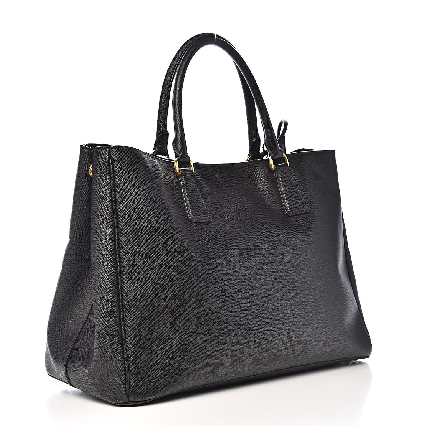Saffiano Lux Large Tote Black
