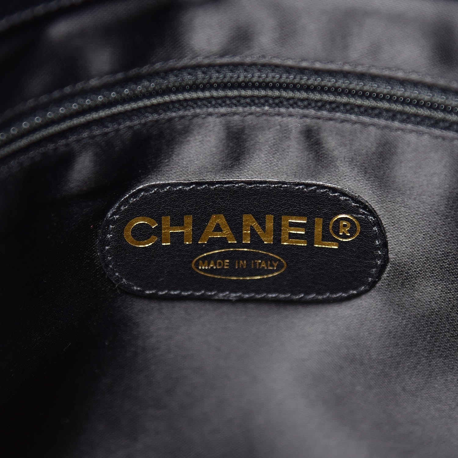 Chanel Caviar Large CC Shoulder Bag Black 6 of 7