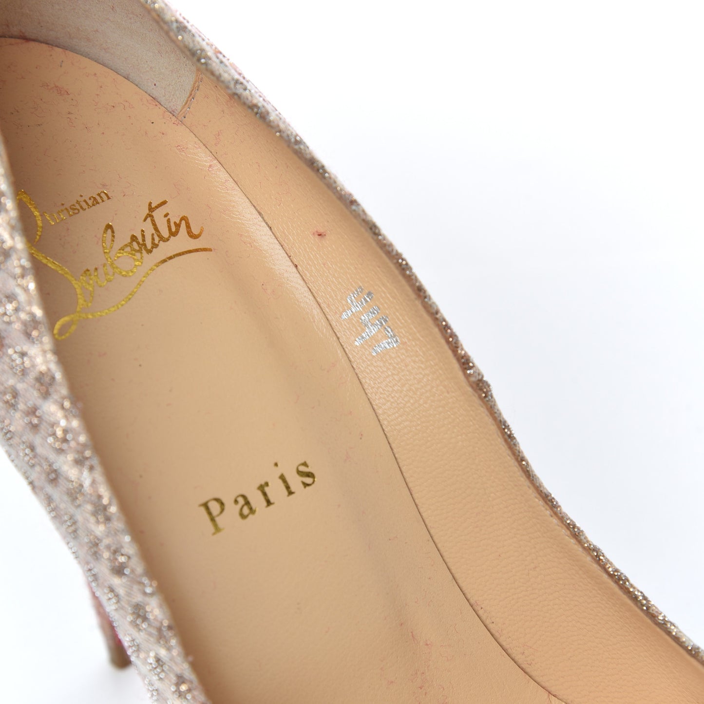 Glitter New Very Prive 120 Pumps 38.5 Silver Gold