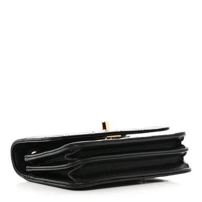 Chanel Lambskin Quilted Mini Trendy CC Wallet On Chain WOC Black 4 of 11